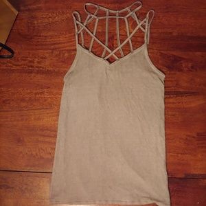 American Eagle ribbed cage Tank, soft & Sexy XS